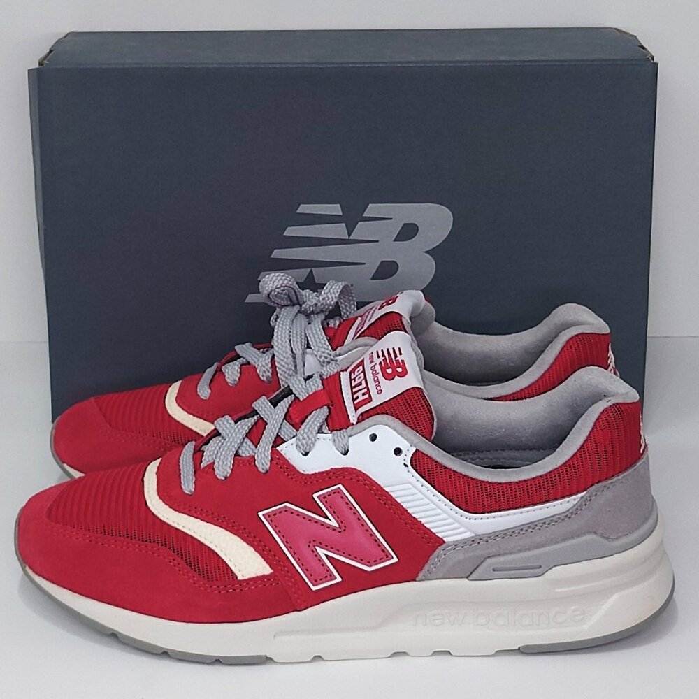 NEW BALANCE sneakers Men's 8 Red White casual trainers 997H M0398 Classics